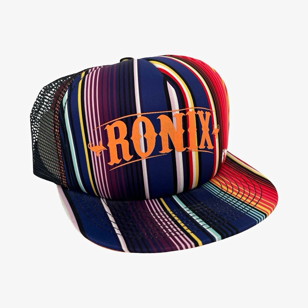 Ronix Tequila Sunrise Bandwagon Trucker Hat Snapback Multicolor Flat Bill